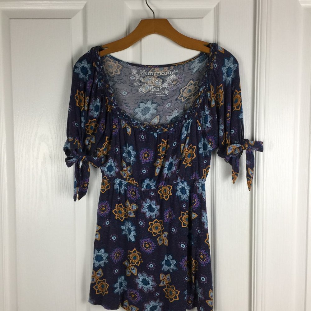 Scoop Neck Tunic Top w/ Empire Waist
